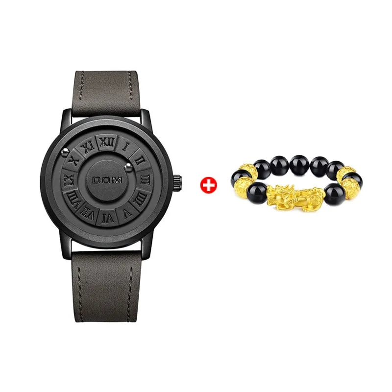 Magnetic Roller Pointer Couple Watch