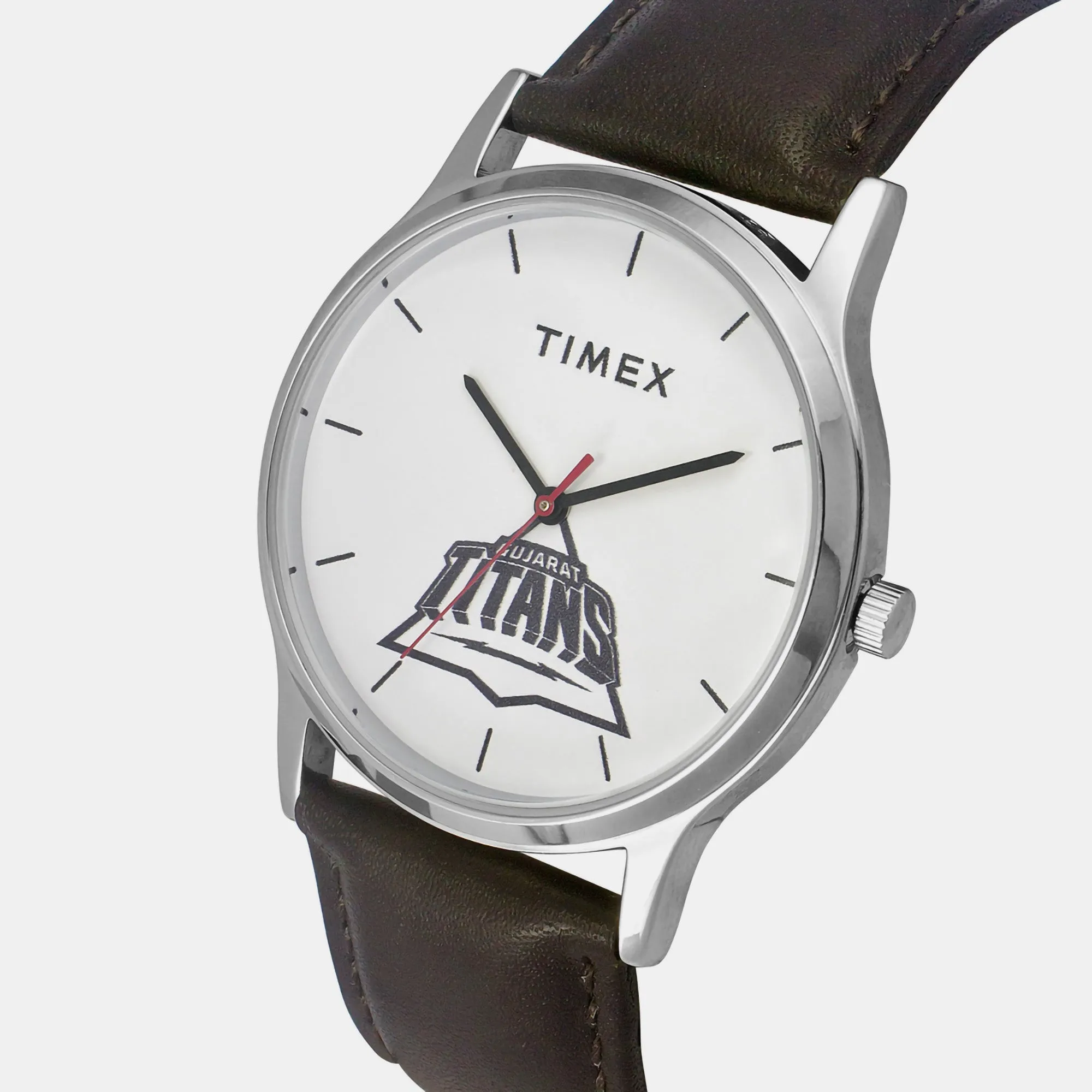 Men White Analog Leather Watch TW00ZR563