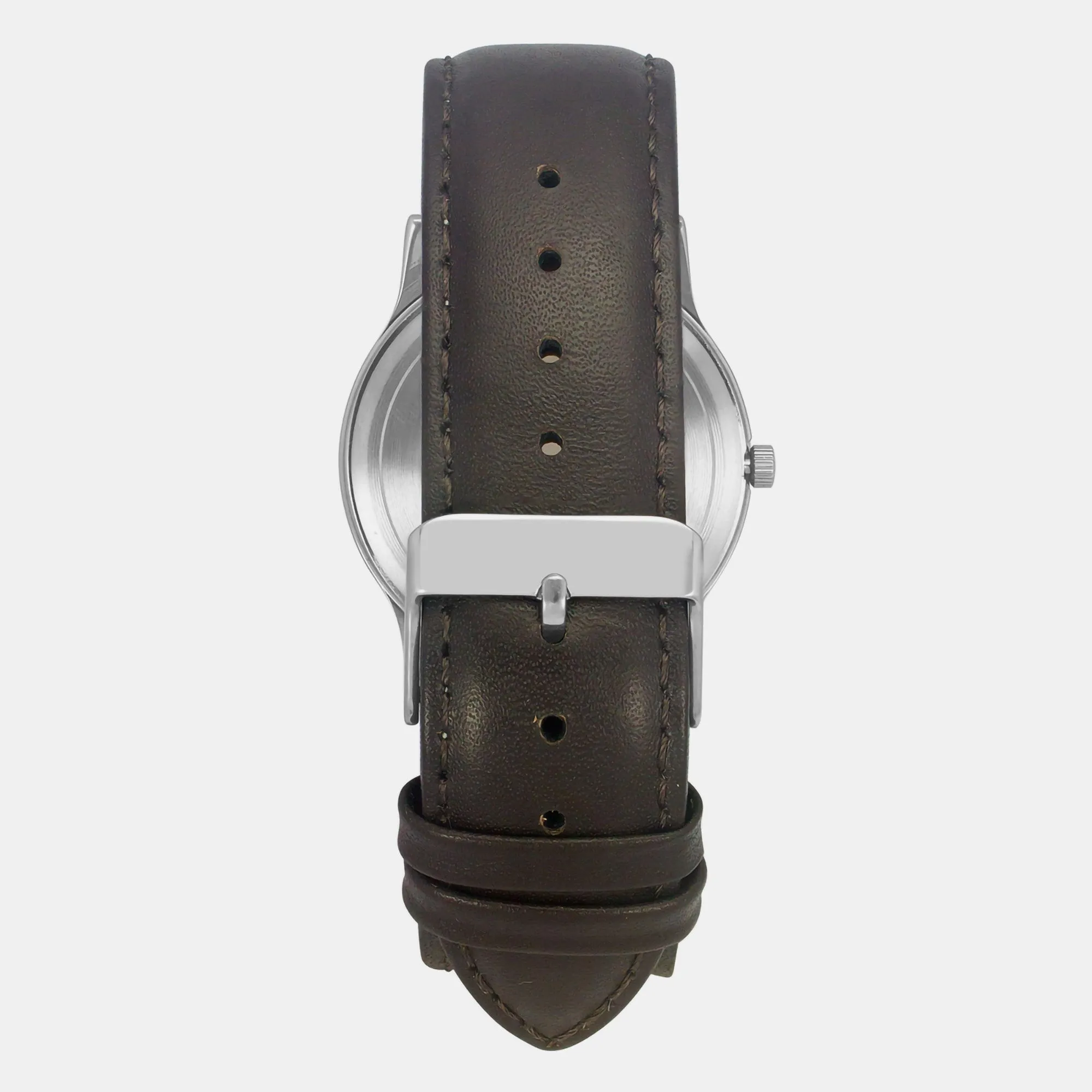 Men White Analog Leather Watch TW00ZR563