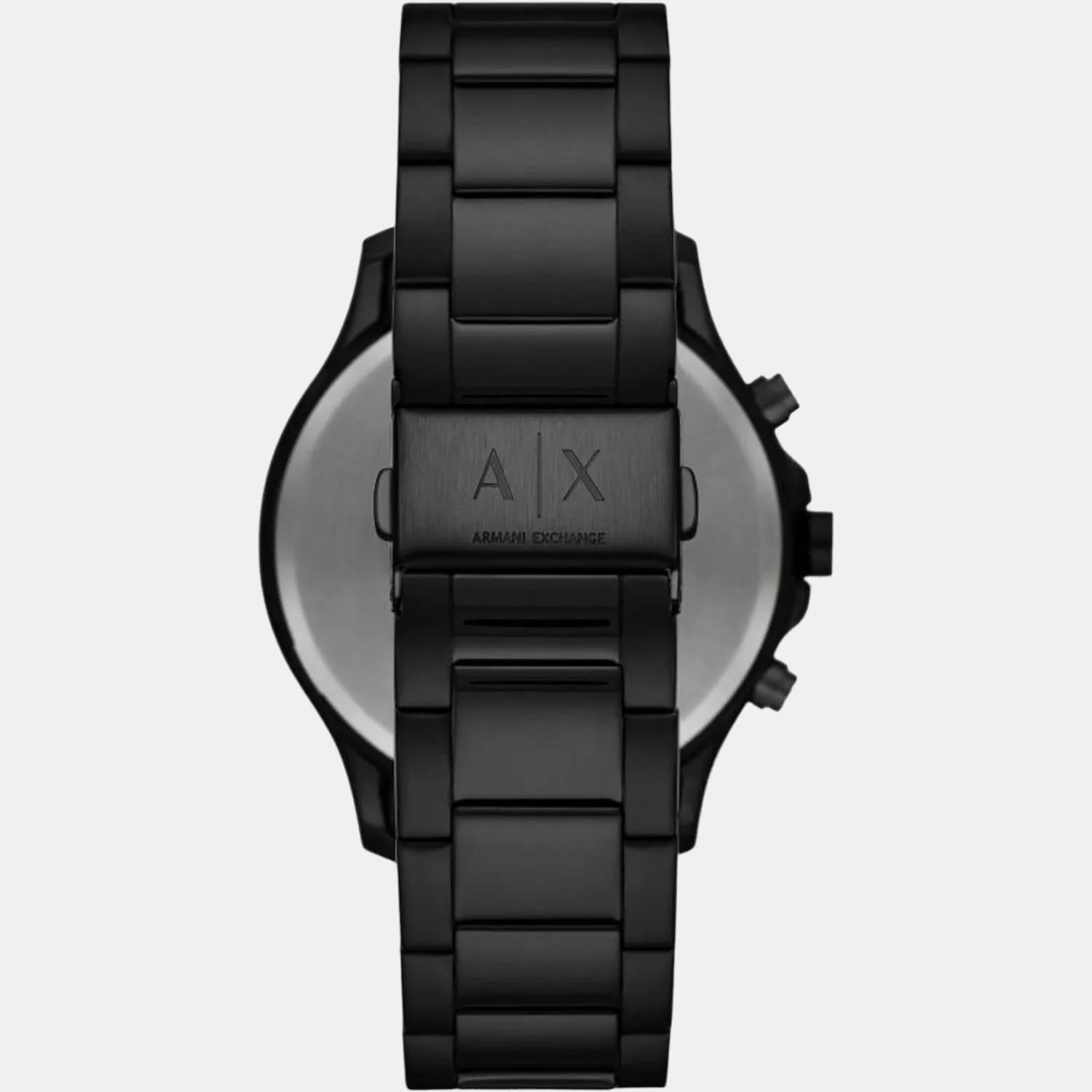 Men's Black Stainless Steel Chronograph Watch AX2429