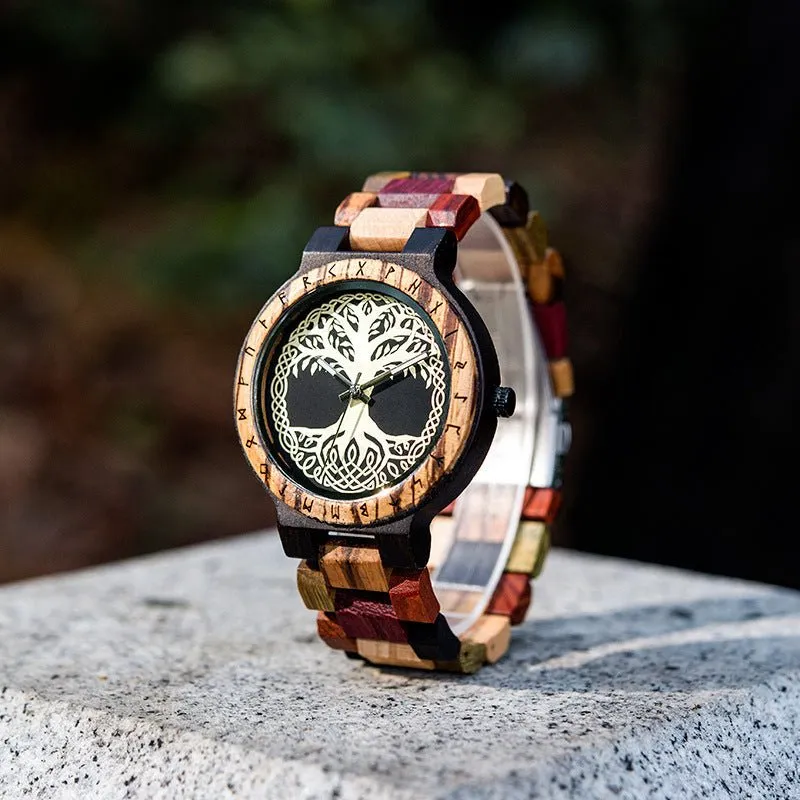 Men's Creative Wooden Quartz Watch