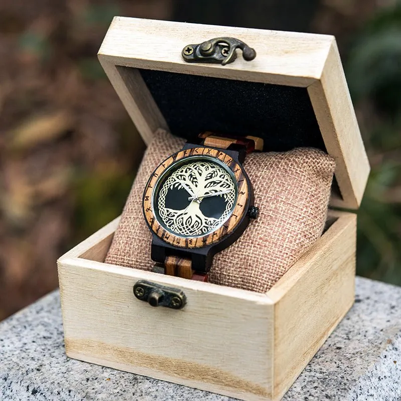 Men's Creative Wooden Quartz Watch