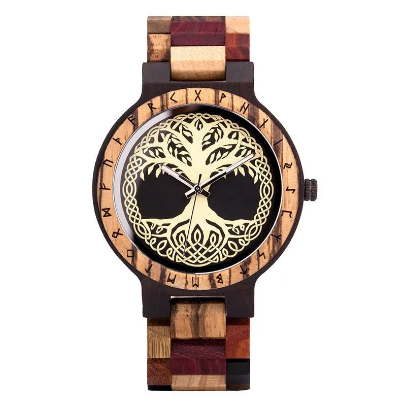 Men's Creative Wooden Quartz Watch