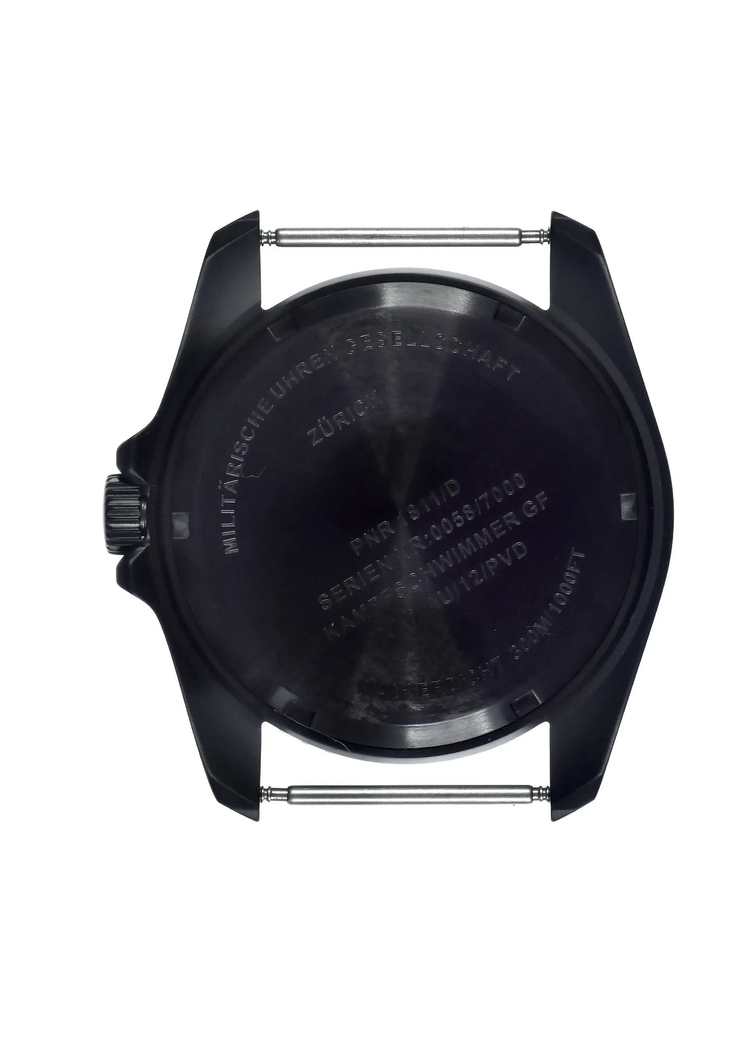 MWC Heavy Duty 300m Military Divers Watch in PVD Steel Case with Sapphire Crystal and Ceramic Bezel (Quartz)