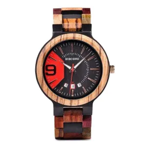 Norse Viking Wood Watch