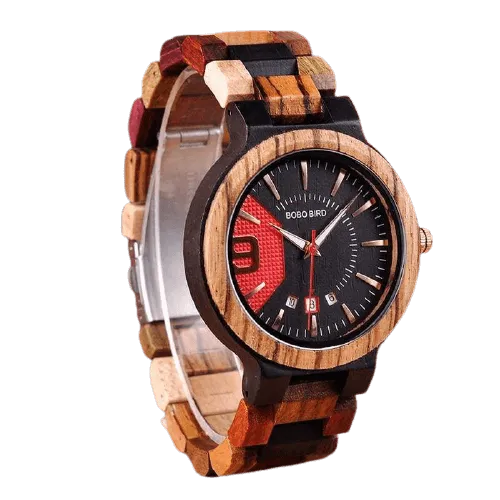 Norse Viking Wood Watch
