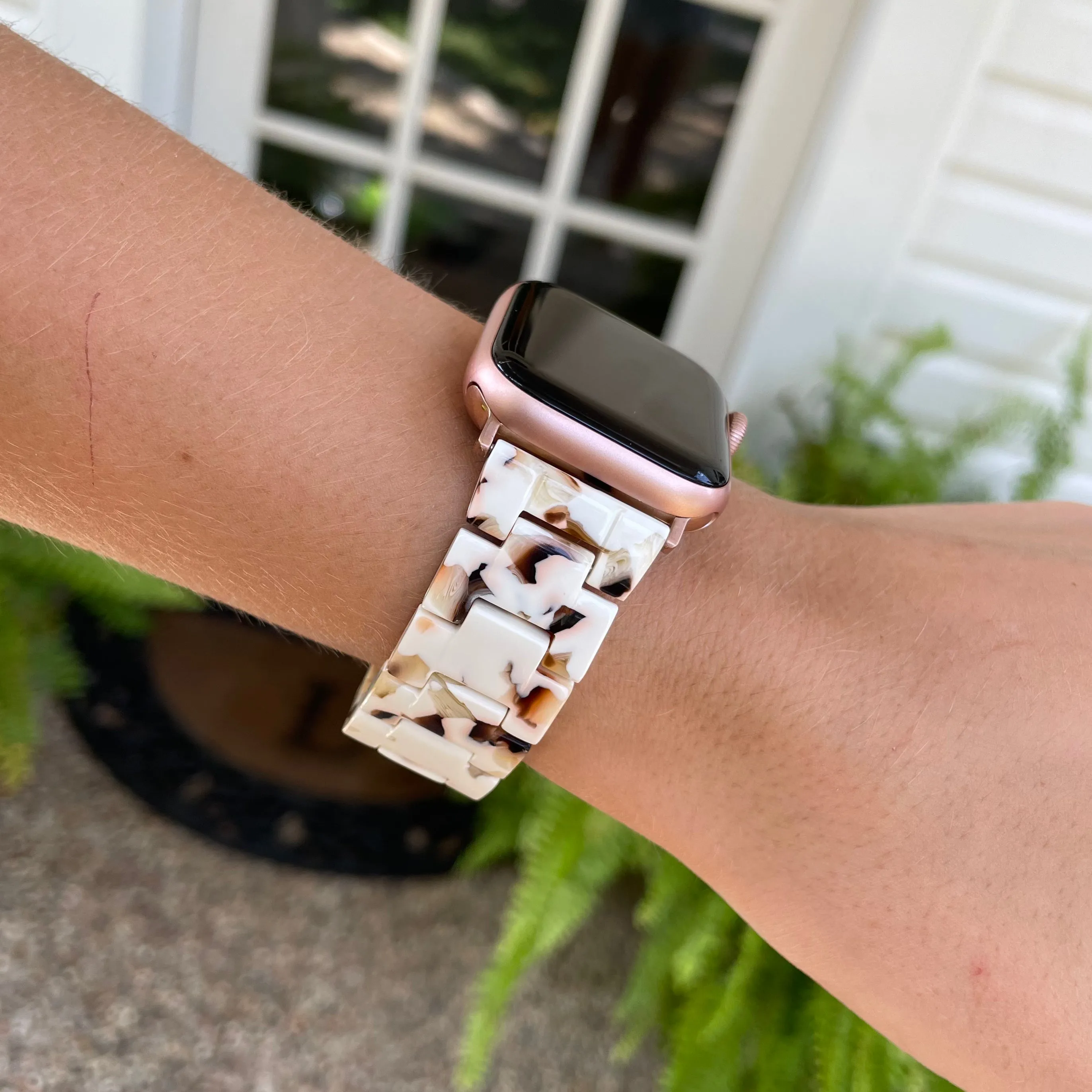 Nougat Resin Apple Watch Band