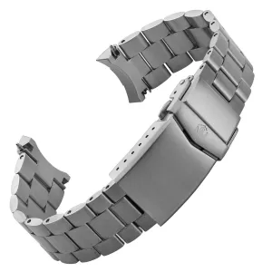 NTH Stainless Steel 3 Link Bracelet with 20mm Solid End Pieces