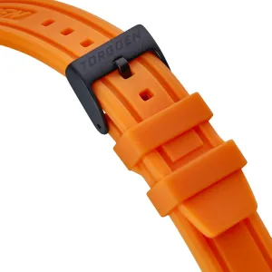 Orange Silicone Strap | 22mm Black Buckle