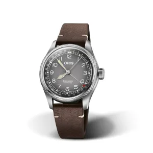 Oris Big Crown - Grey Dial & Brown Strap