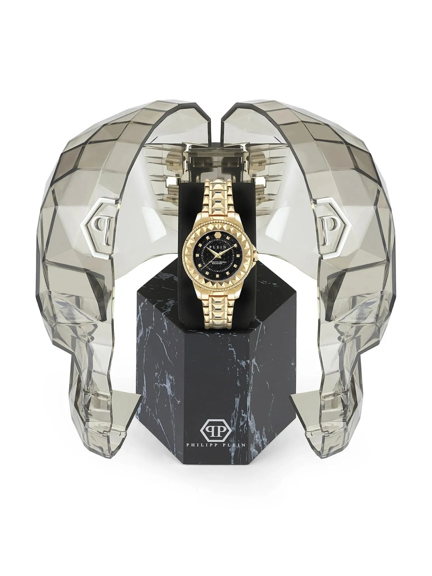 Philipp Plein Women 38 mm Size Black Dial Analog Watch - PWPQA0424