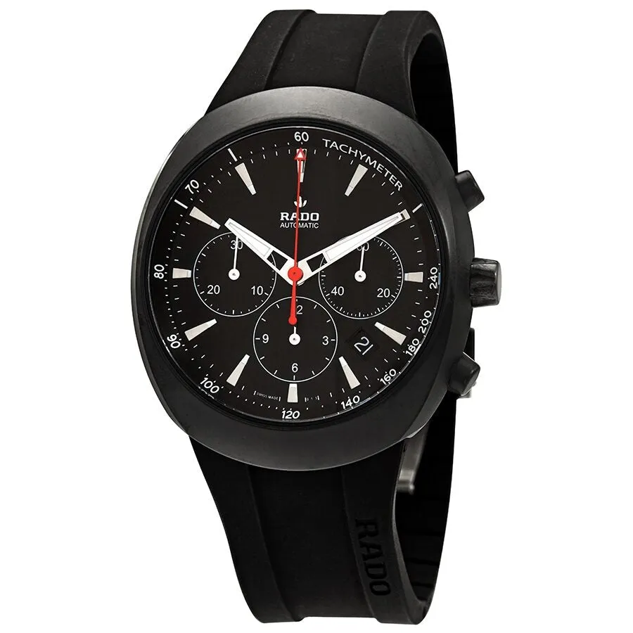 Rado D-Star Chronograph Automatic Black Dial Men's Watch R15378159