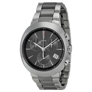 Rado D-Star Chronograph Grey Dial Two-Tone Ceramic Men's Watch R15937102