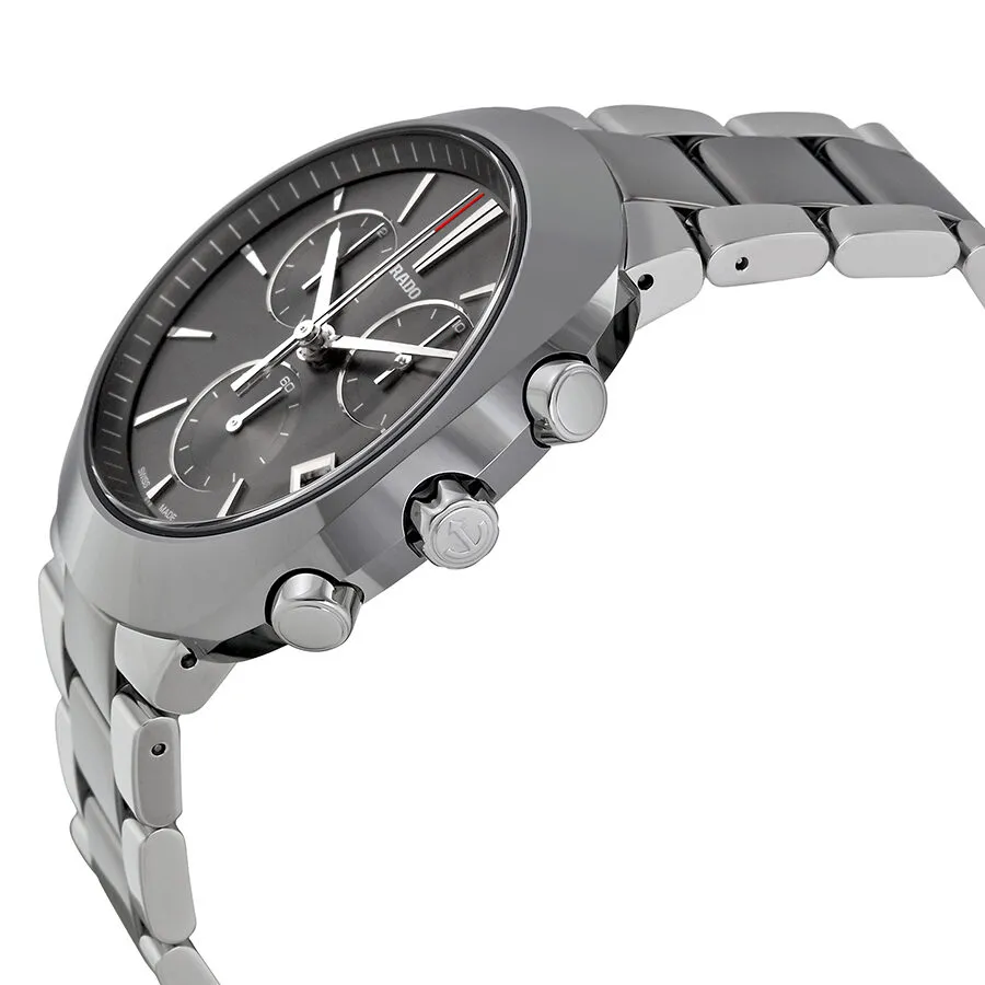Rado D-Star Chronograph Grey Dial Two-Tone Ceramic Men's Watch R15937102