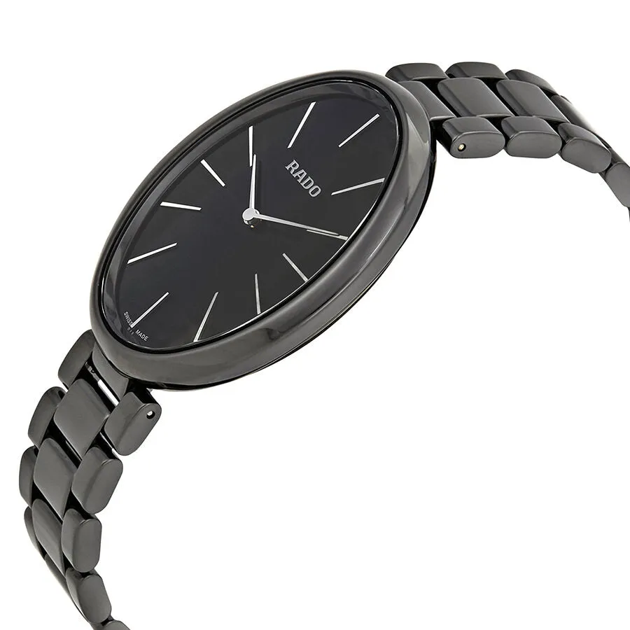 Rado Esenza Black Dial Ladies Ceramic Watch R53093152