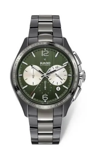 Rado Hyperchrome Chronograph Automatic Green Dial Men's Watch R32022312