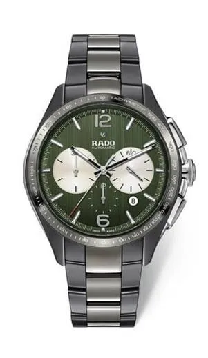 Rado Hyperchrome Chronograph Automatic Green Dial Men's Watch R32022312
