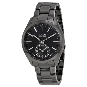 Rado Hyperchrome Dual Timer XL Touch Black Ceramic Men's Watch R32114152