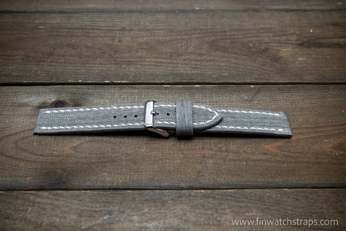 Sailcloth Marine Canvas handmade watch straps by FinWatchStraps®