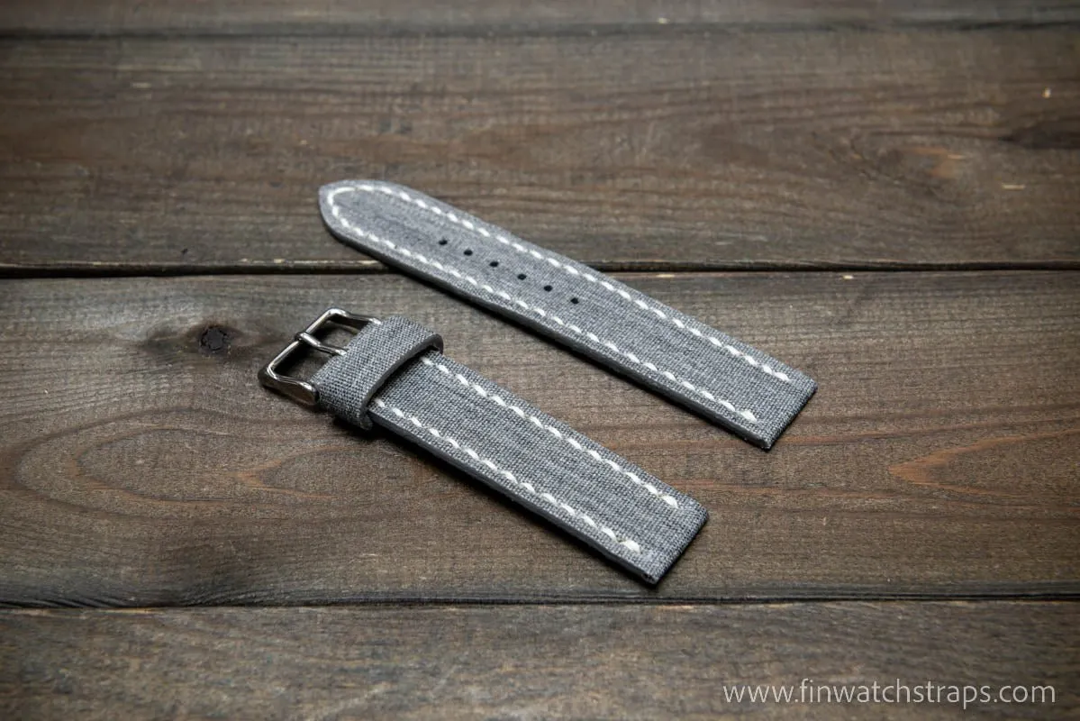 Sailcloth Marine Canvas handmade watch straps by FinWatchStraps®