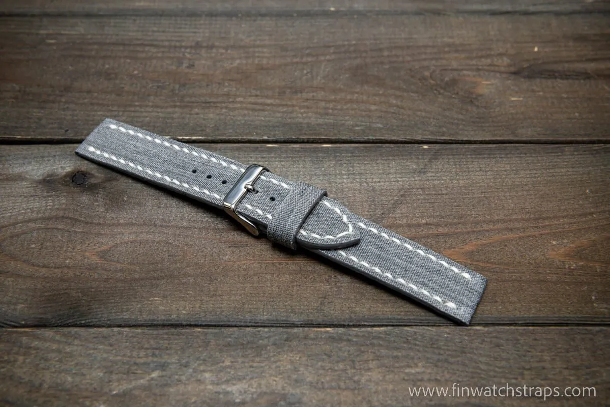 Sailcloth Marine Canvas handmade watch straps by FinWatchStraps®