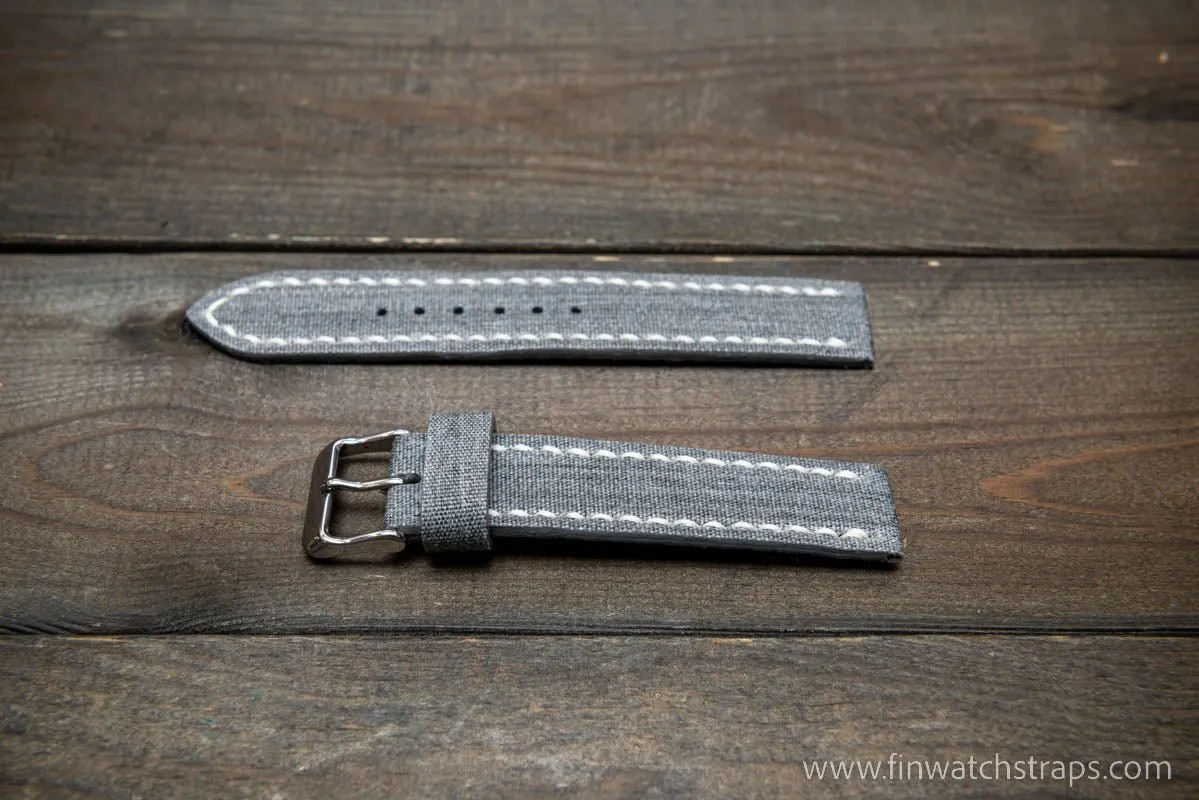 Sailcloth Marine Canvas handmade watch straps by FinWatchStraps®