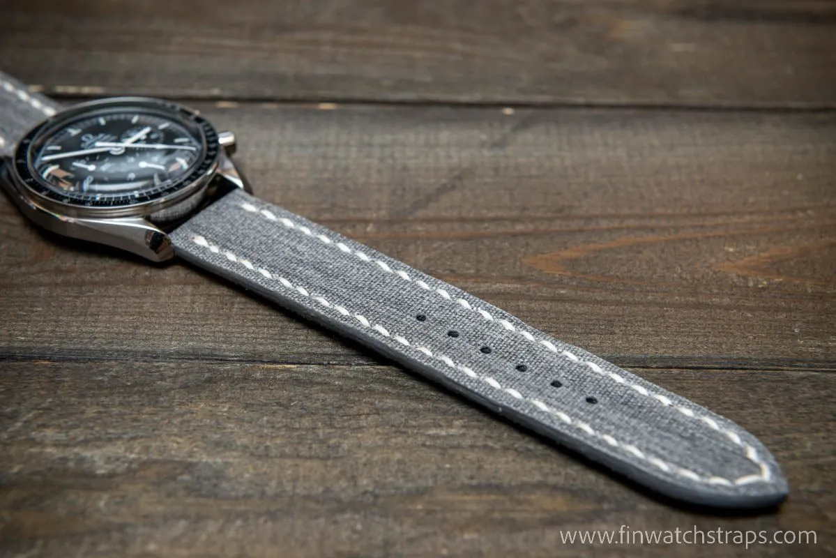 Sailcloth Marine Canvas handmade watch straps by FinWatchStraps®