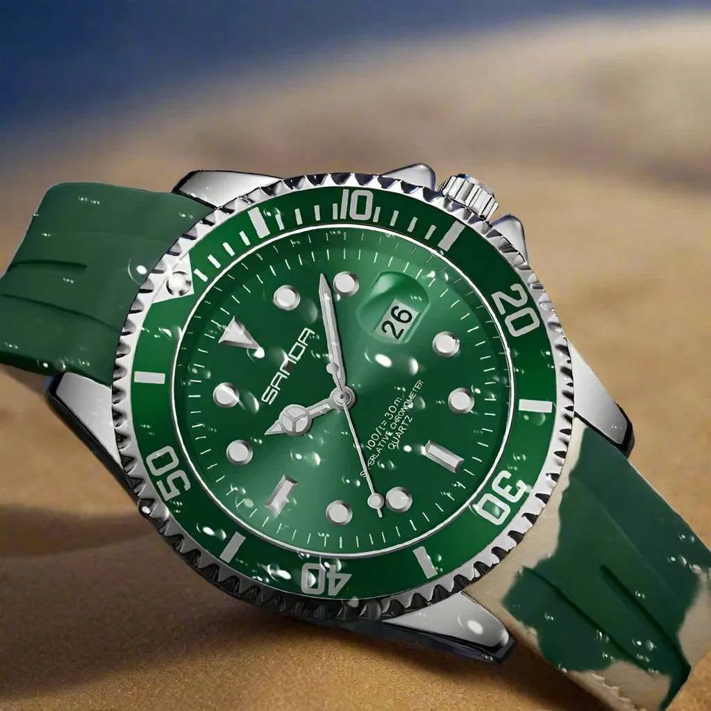 Sanda Submariner Date Quartz Homage Watches