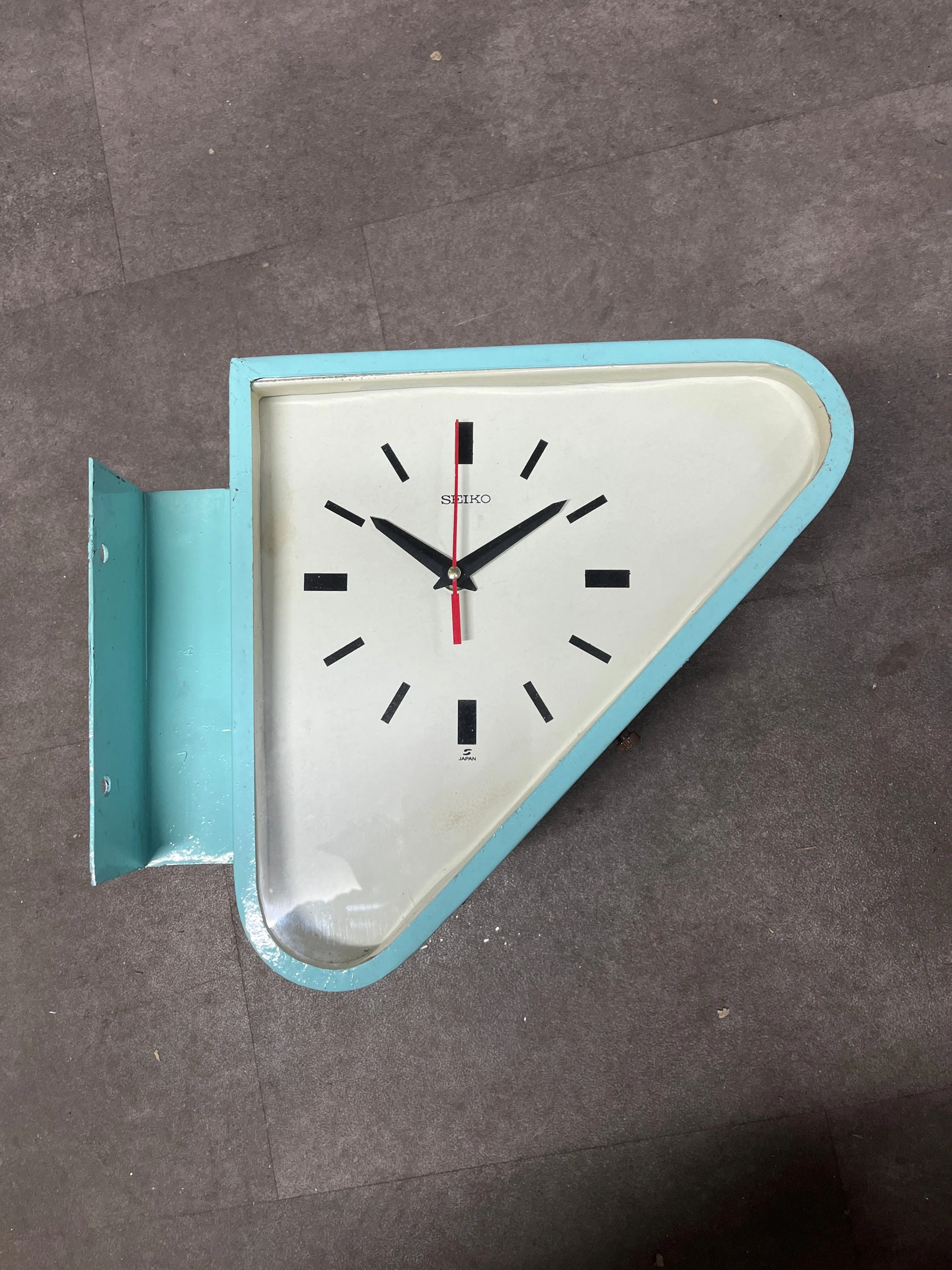 Seiko Double Sided Clock Green