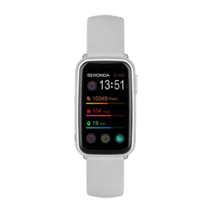 Sekonda Track Smart Watch Grey Case and Silicone Strap 30169