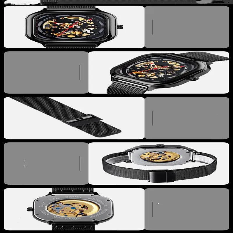 Skmei 9184 Original Hollow High-End Men's Automatic Mechanical Watch