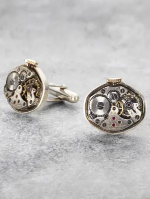 Steampunk Watchpart Cufflinks