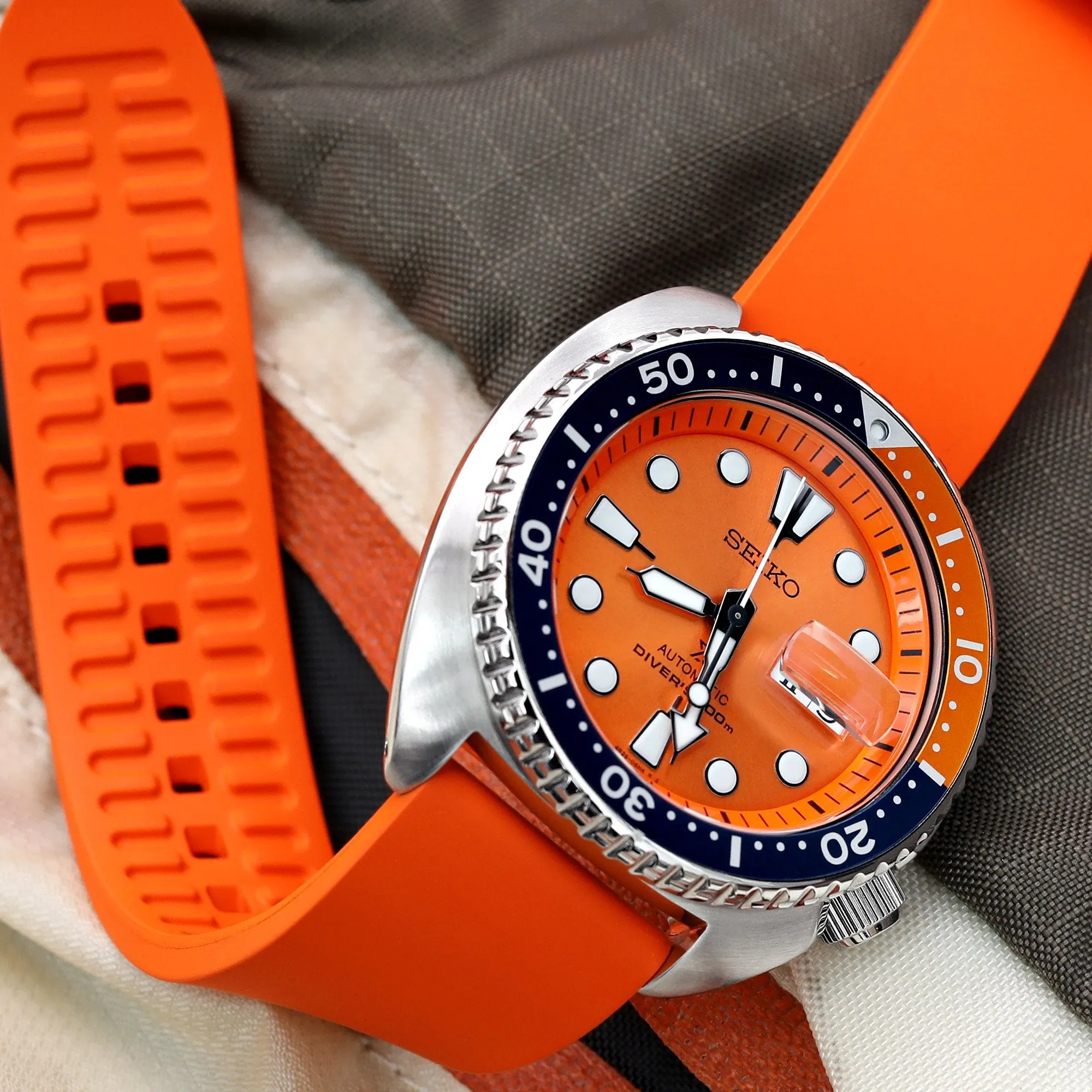 Straight End FKM Orange Rubber Quick Release