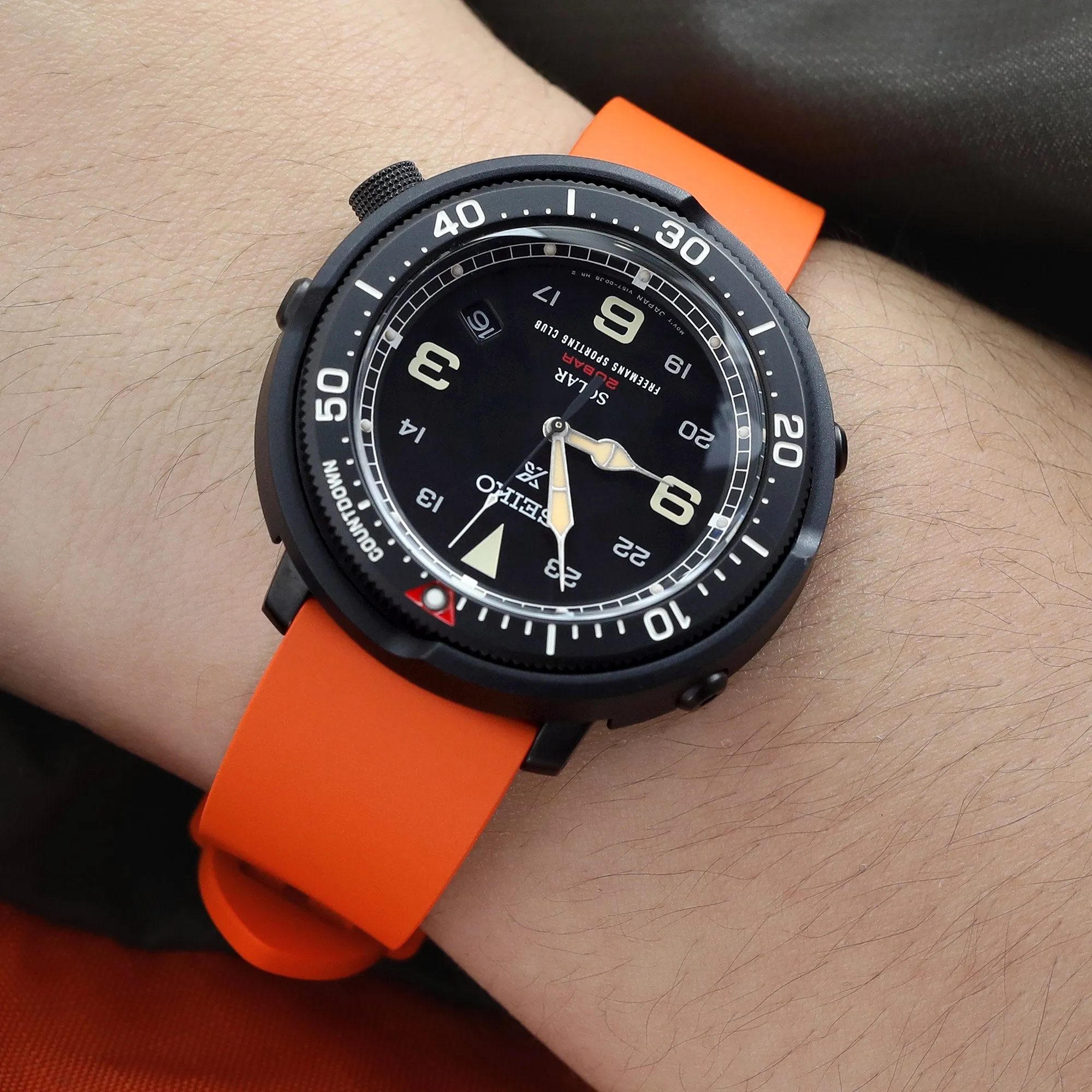 Straight End FKM Orange Rubber Quick Release