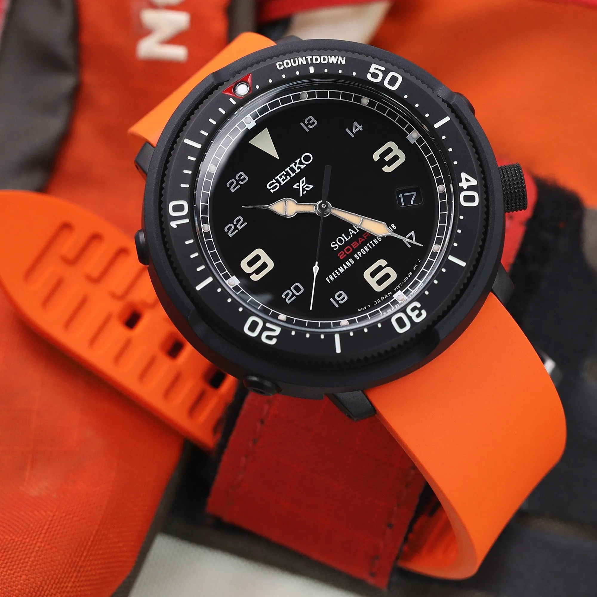 Straight End FKM Orange Rubber Quick Release