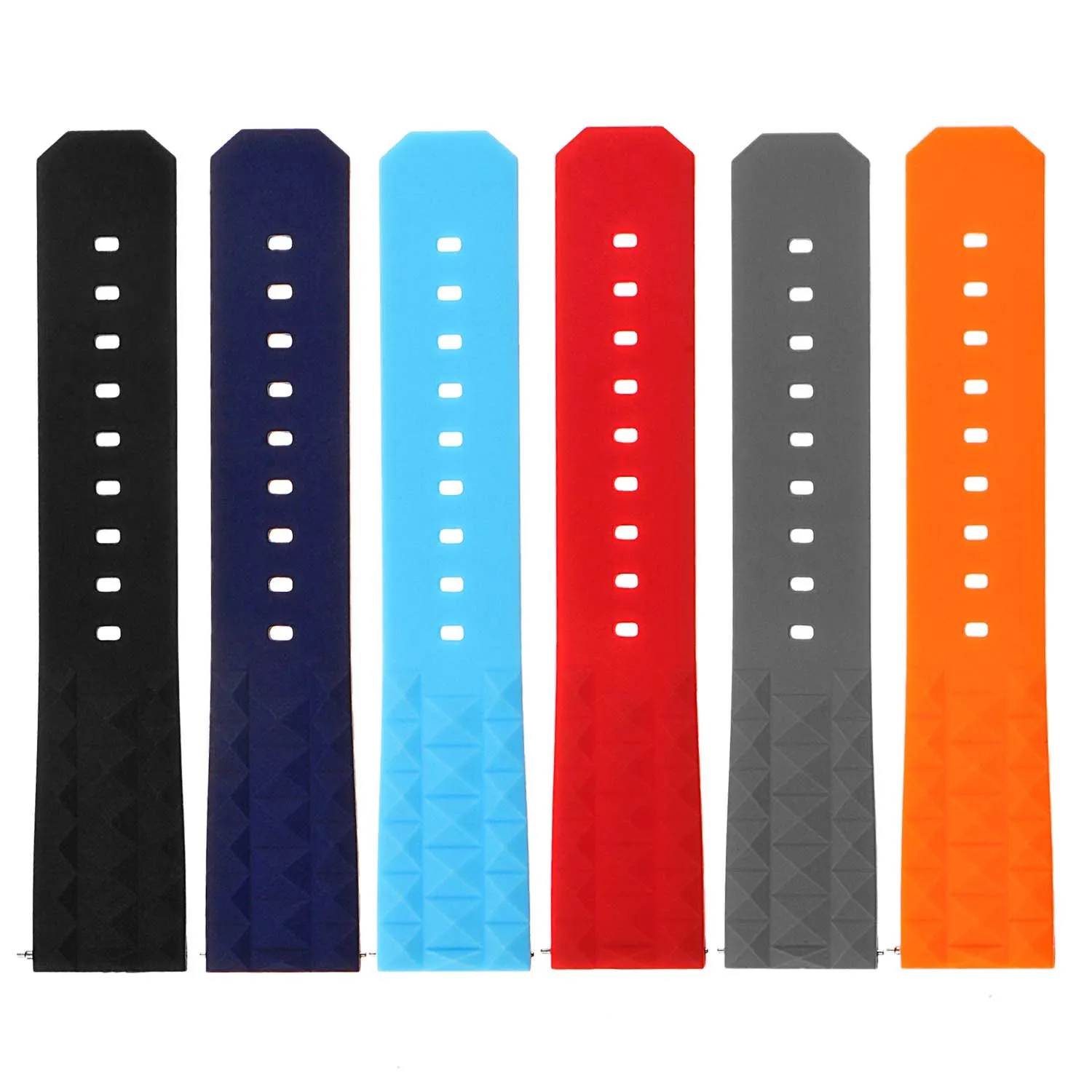 Super Waffle Rubber Strap w/ Matte Black Buckle
