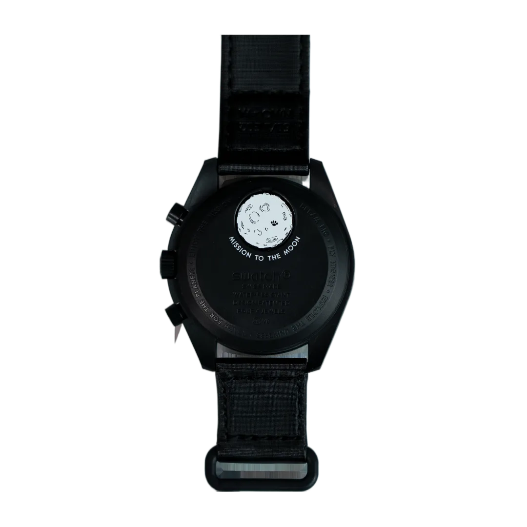 Swatch x Omega Bioceramic Moonswatch "Mission To The Moonphase - New Moon"