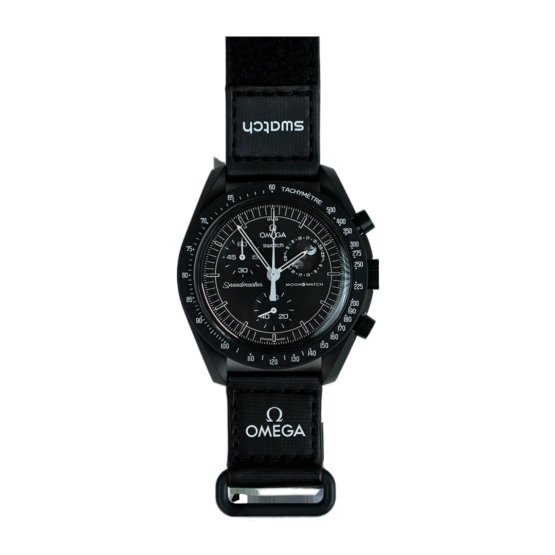 Swatch x Omega Bioceramic Moonswatch "Mission To The Moonphase - New Moon"