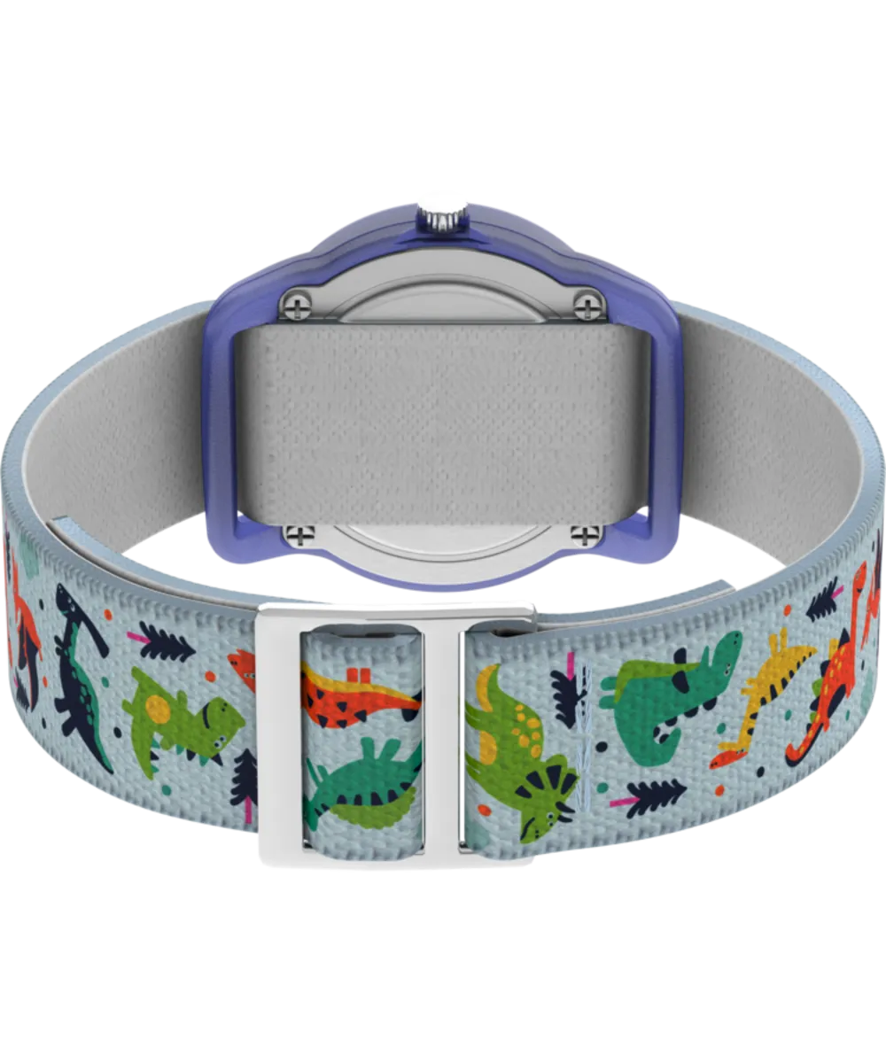 TIMEX TIME MACHINES® 29mm Dinosaur Elastic Fabric Kids Watch