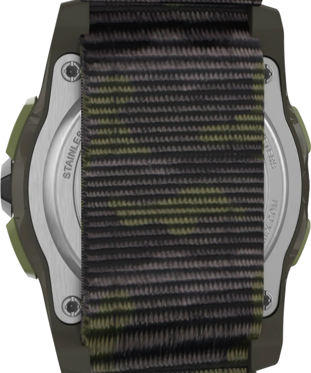 TIMEX TIME MACHINES® 35mm Green/Brown Camo Fast Wrap® Kids Digital Watch