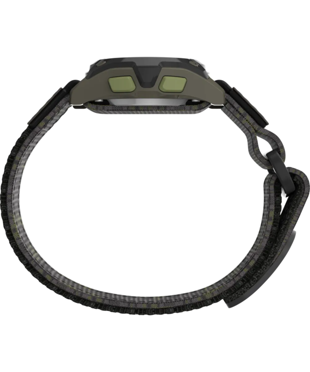 TIMEX TIME MACHINES® 35mm Green/Brown Camo Fast Wrap® Kids Digital Watch