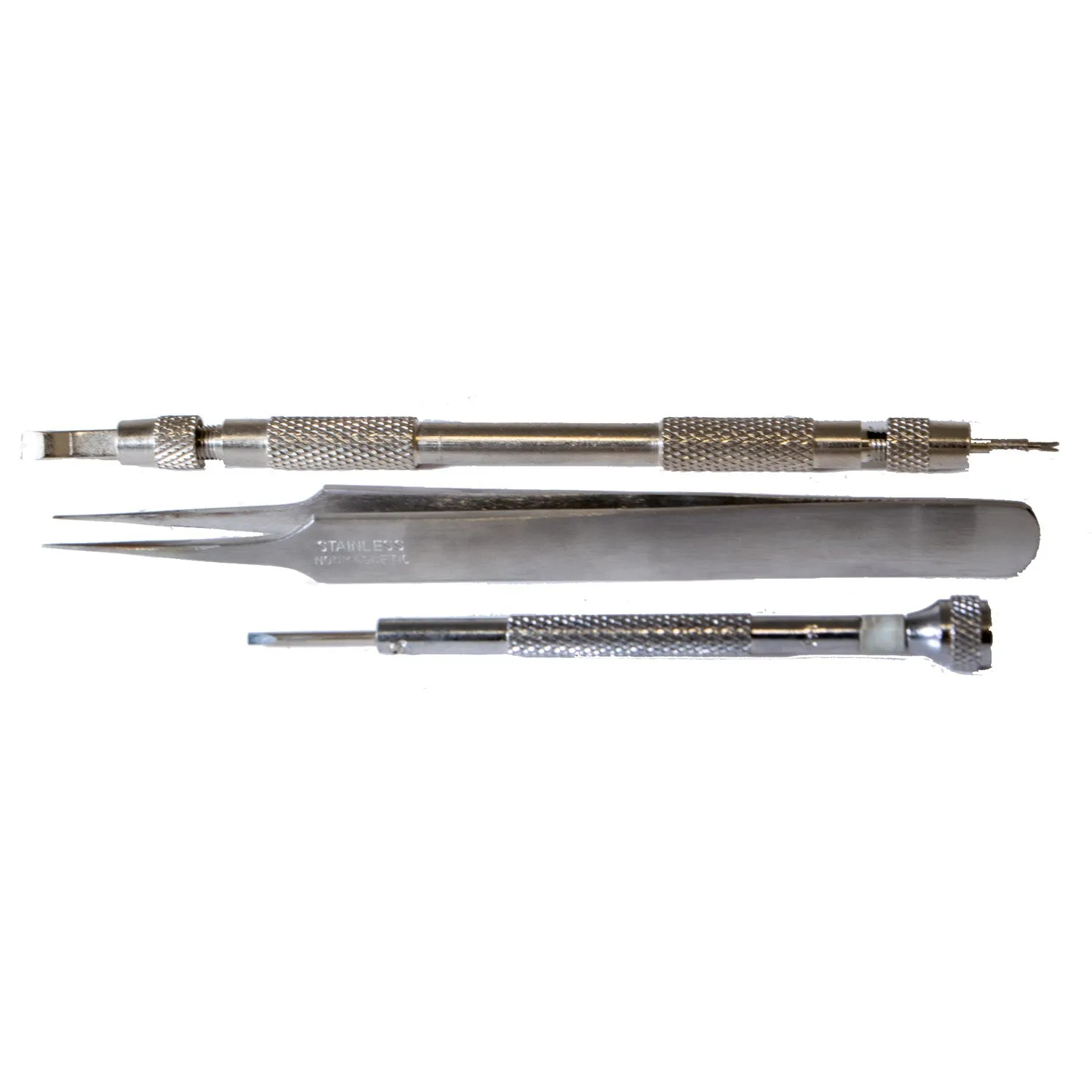 Tool set for opening backs of large watches