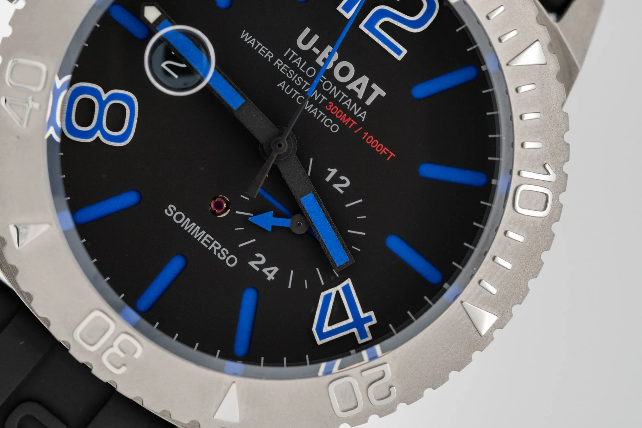 U-Boat Watch Automatic Watch Sommerso Diver Blue 9014