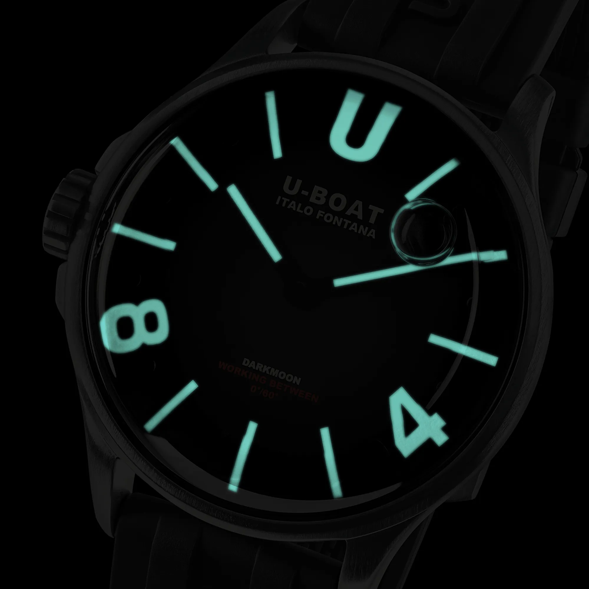 U-Boat Watch Darkmoon 40 Steel 9018/A