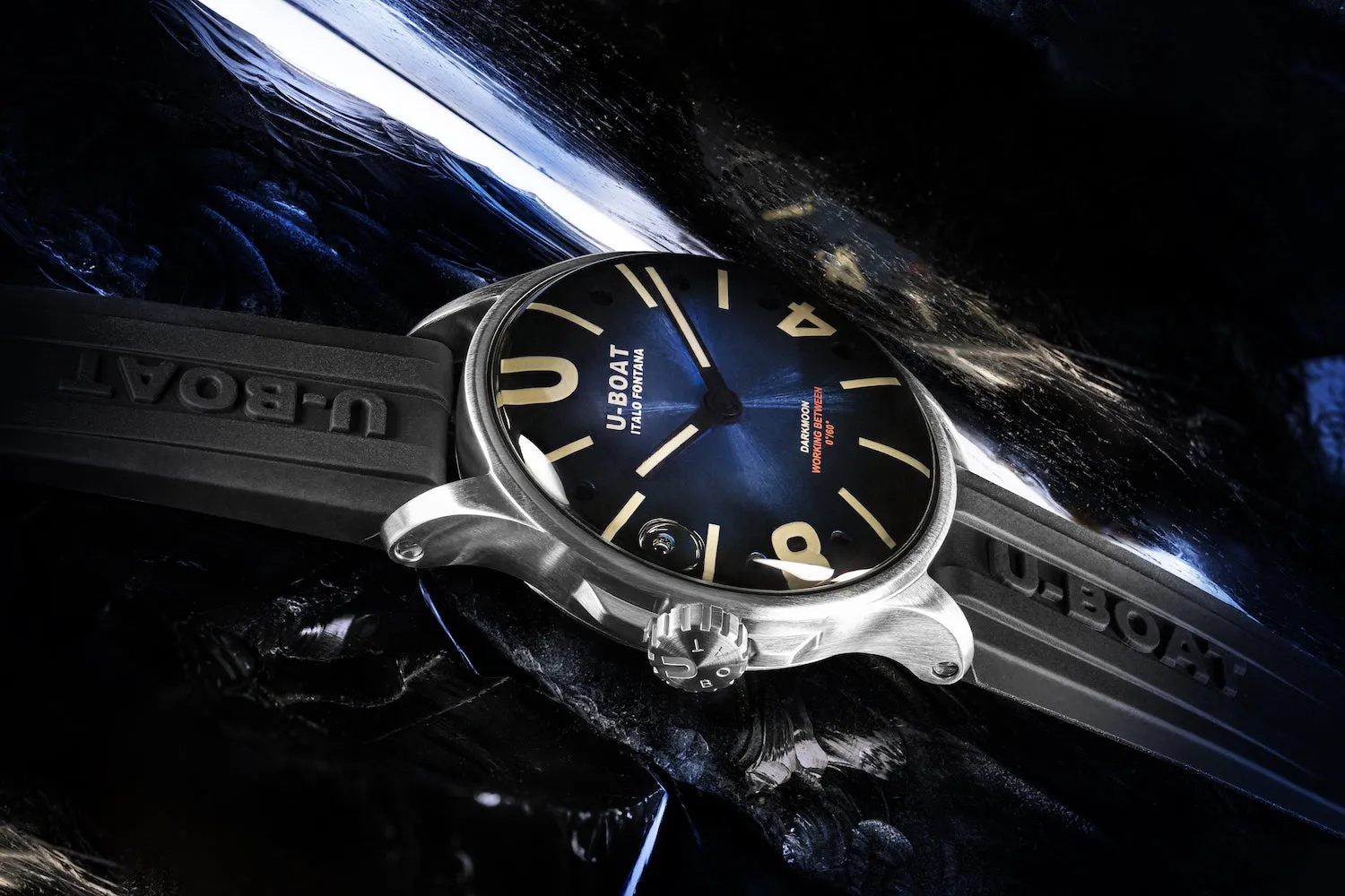 UB Watch Darkmoon 4mm Blue SS Soleil