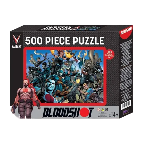 Valiant Comics Universe Superhero Bloodshot 500 Piece Jigsaw Puzzle