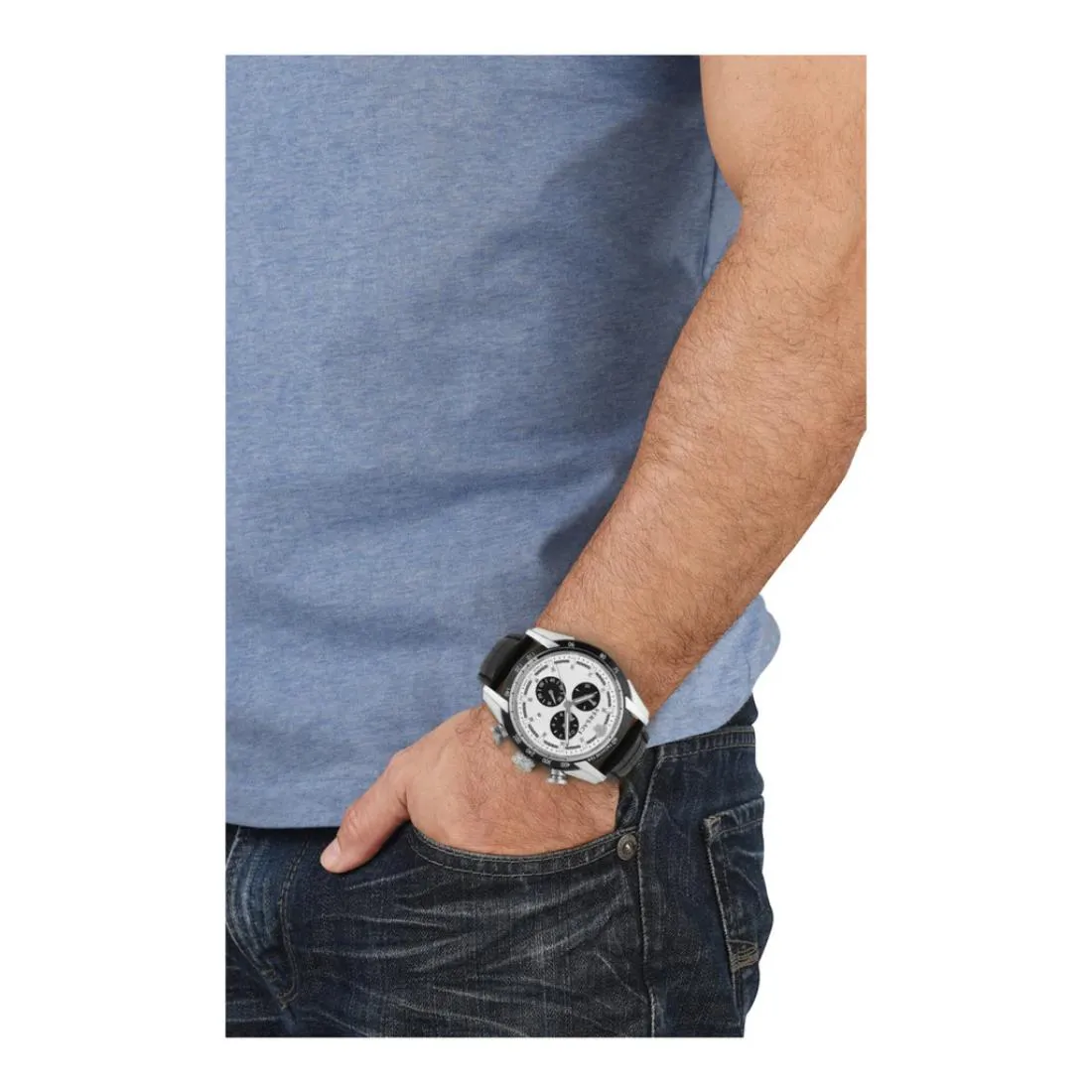 Versace Men 44 mm Size White Dial Analog Watch- VE2I00821