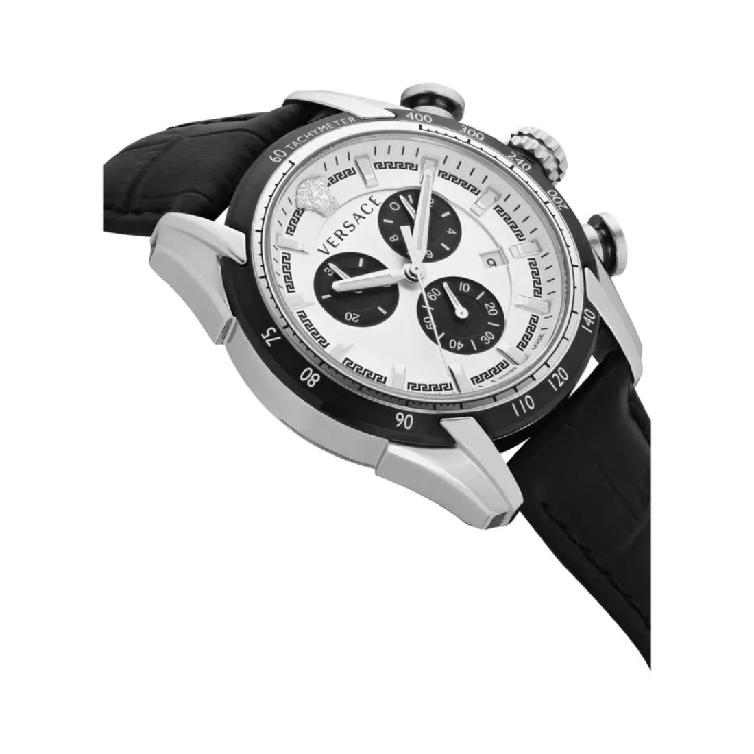 Versace Men 44 mm Size White Dial Analog Watch- VE2I00821