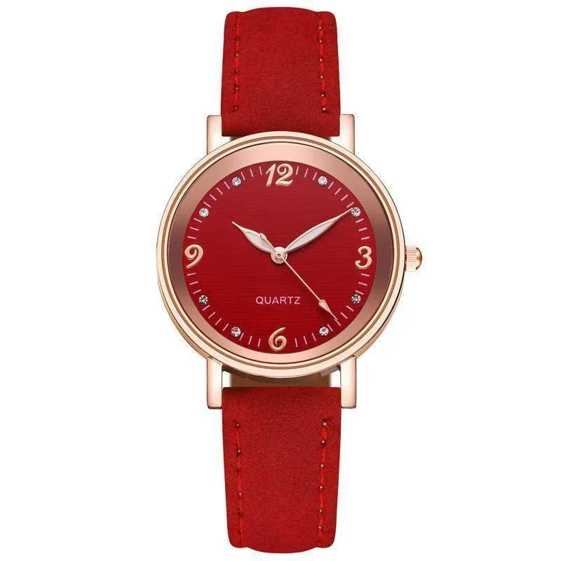 Watches for Women Leather Band Luxury Quartz Bracelet Watch