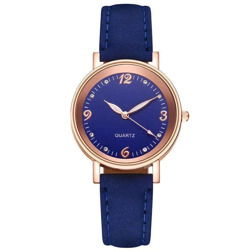 Watches for Women Leather Band Luxury Quartz Bracelet Watch